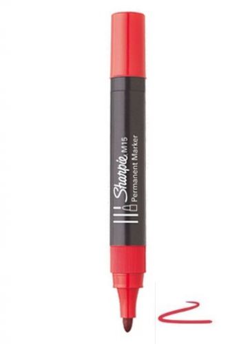 Marcador paper mate sharpie m15 vermelho - s019260 , Sharpie , MARCPAP030 , 8008285097625